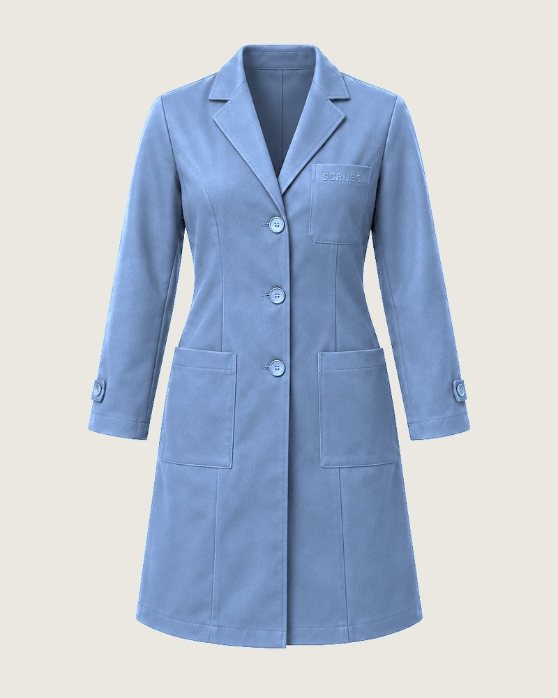 The Coat lab coat in Sky