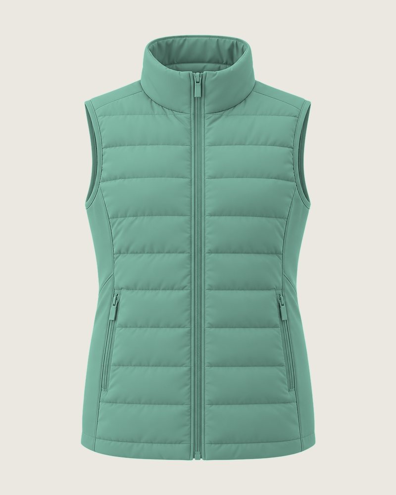 The Gilet quilted vest in Theatre