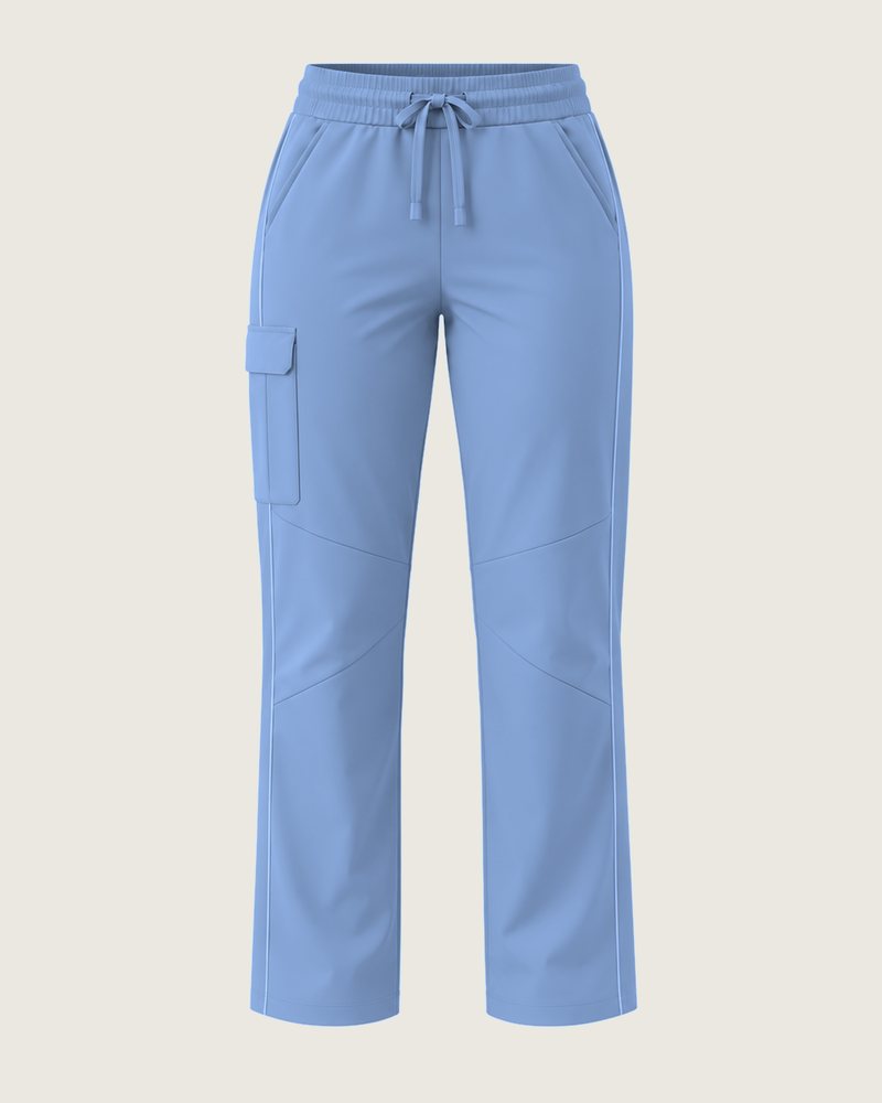 The Longday straight-leg trouser in Sky