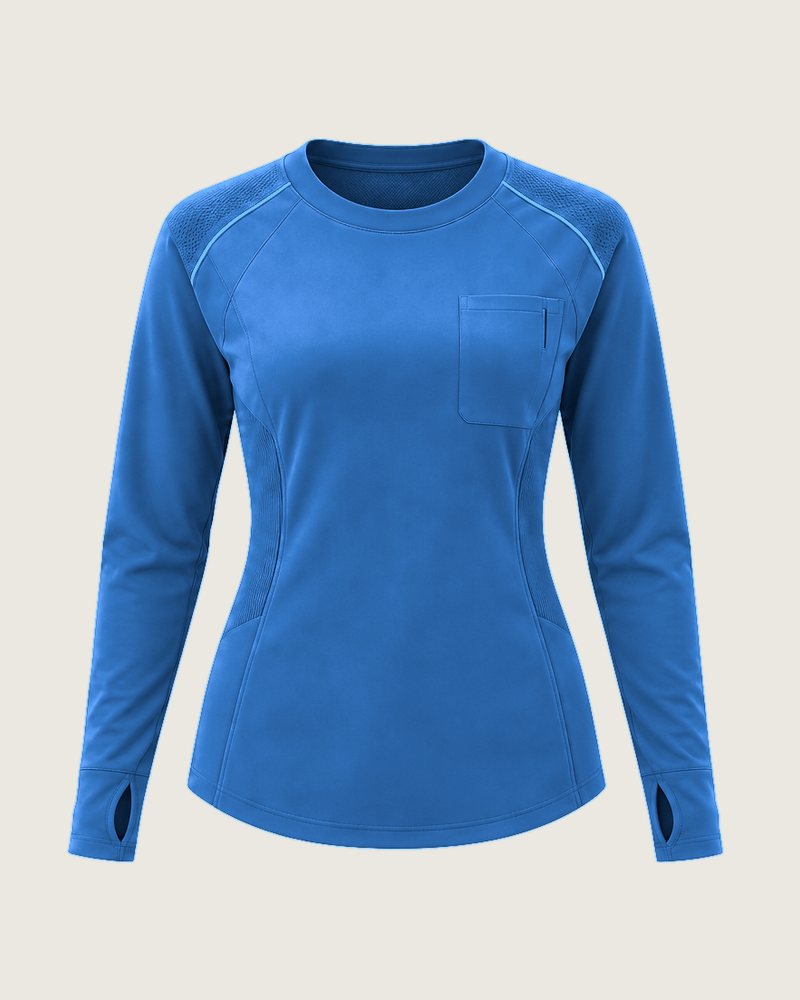 The Crew fitted long-sleeve crew top in Ward