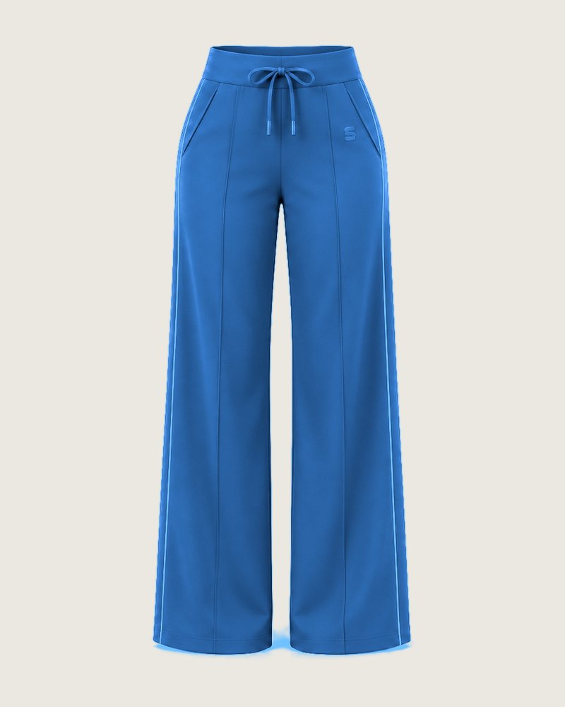 The Double high-rise wide-leg trouser in Ward