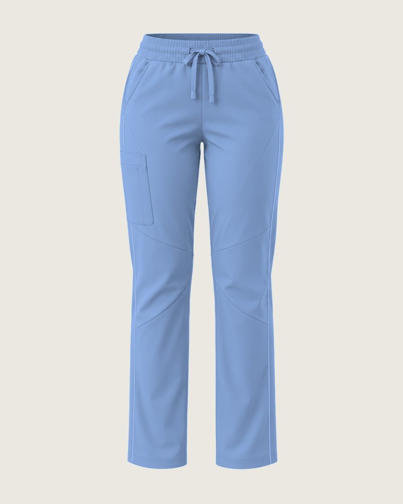The Longday straight-leg trouser in Sky